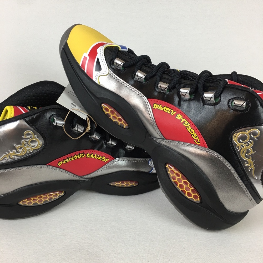 Reebok x Power Rangers Question Mid Megazord Allen Iverson Men 8|9|10|10.5 new - Picture 4 of 11